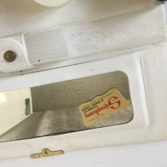 Symphony Mirror Window Rigid Box MAKEUP COSMETIC Hard Travel Case Purple MCM - Picture 11 of 12